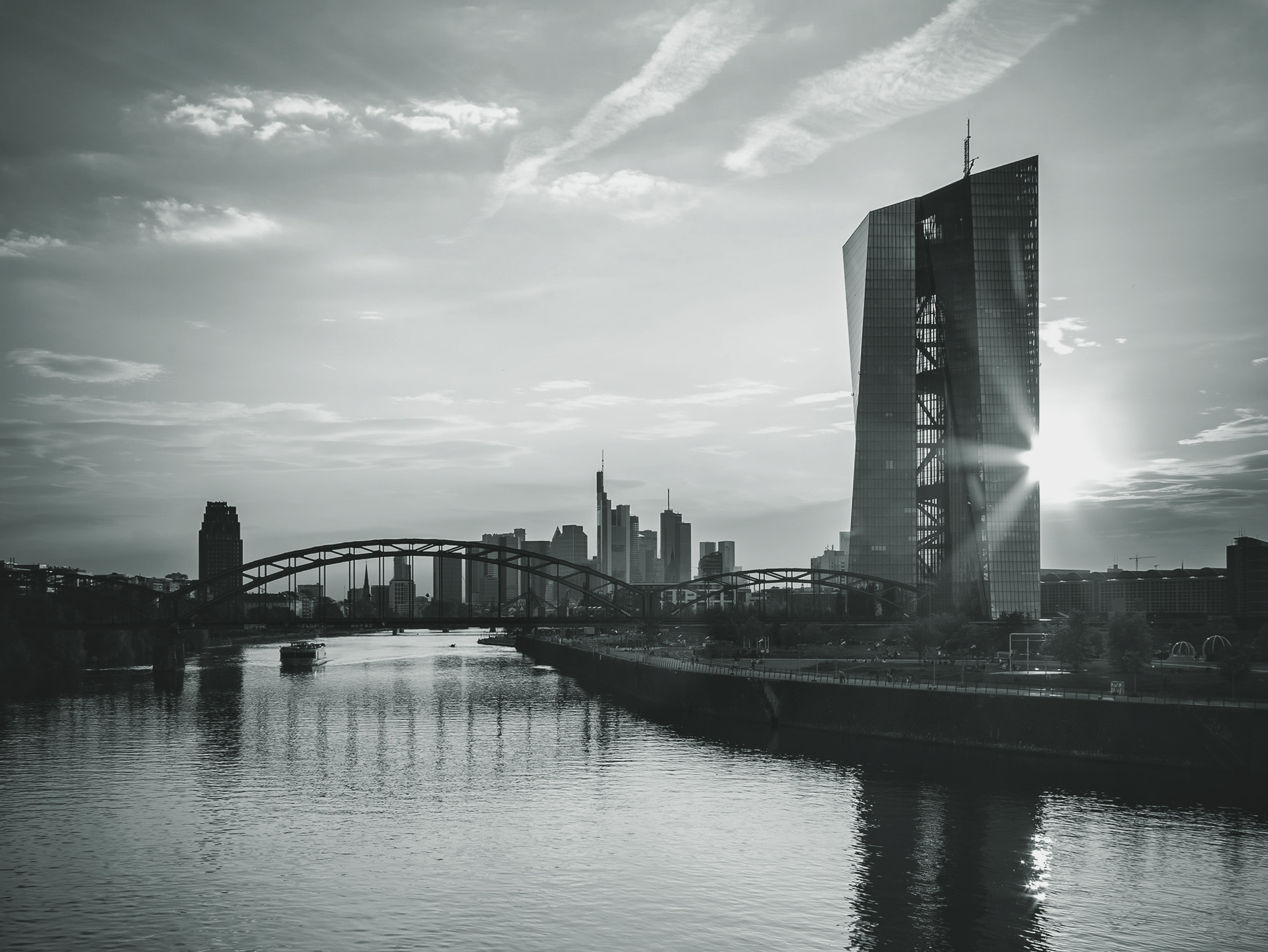 dekoratives Bild mit moderner Architektur