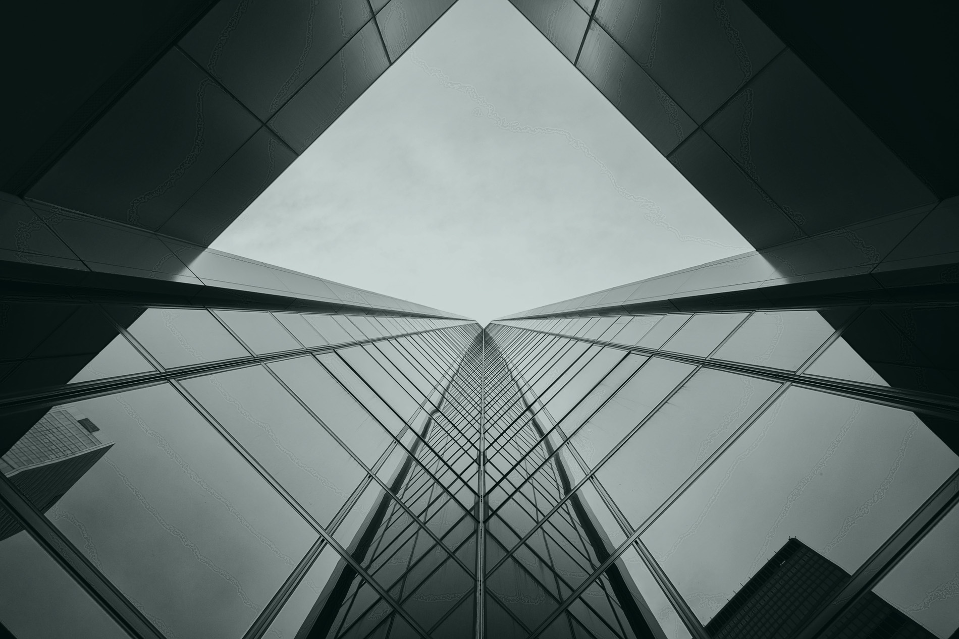 dekoratives Bild mit moderner Architektur