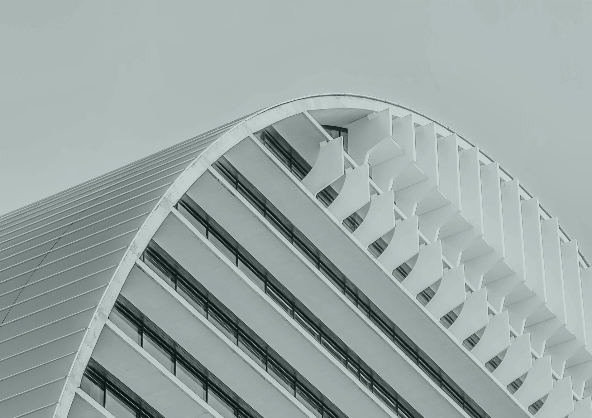 dekoratives Bild mit moderner Architektur